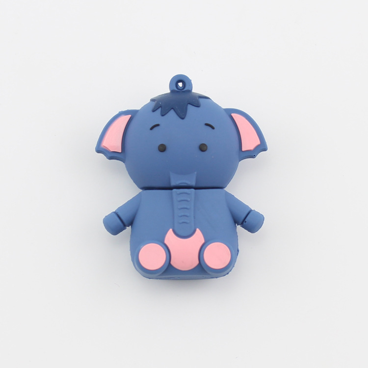 manufacture Elephant cartoon pvc usb, Cheap customized soft PVC pen drive, cheapest customize pvc usb flash drive