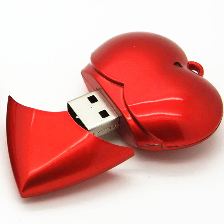 Heart shape  USB 2.0 custom plastic USB,Bulk buy USB flash memory,Wholesale OEM print logo pendrive