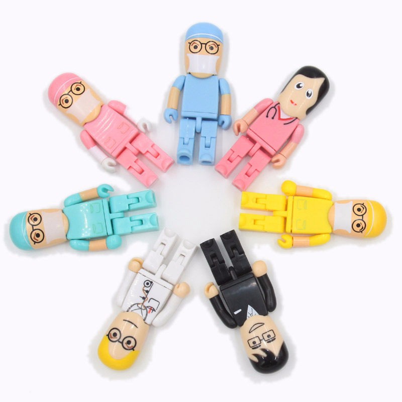 Doctor series  USB 2.0 custom plastic USB,Bulk buy USB flash memory,Wholesale OEM print logo pendrive