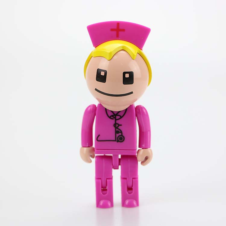 Nurse  USB 2.0 custom plastic USB,Bulk buy USB flash memory,Wholesale OEM print logo pendrive