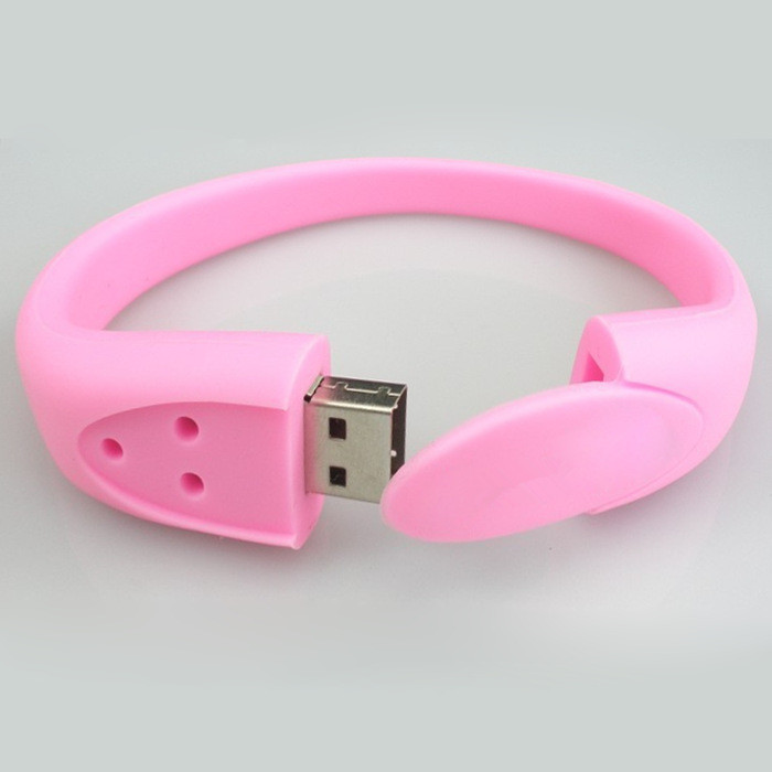 Promotional Custom Usb Bracelet Wristband Usb Flash with Logo