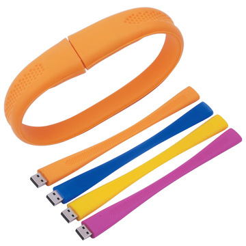 Promotional Custom Usb Bracelet Wristband Usb Flash with Logo