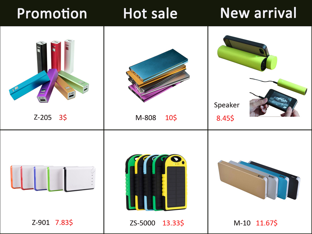 High-end business power bank 2014 new note book power bank 8000mAh